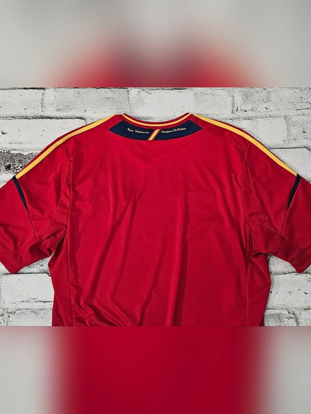 Adidas Spain Home Soccer Jersey XL ClimaCool Euro Champions